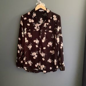 Express floral blouse